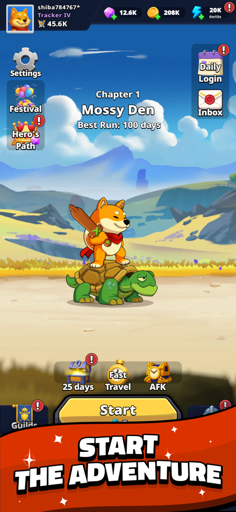 Shiba Story Go - ایڈونچر گیم پلے