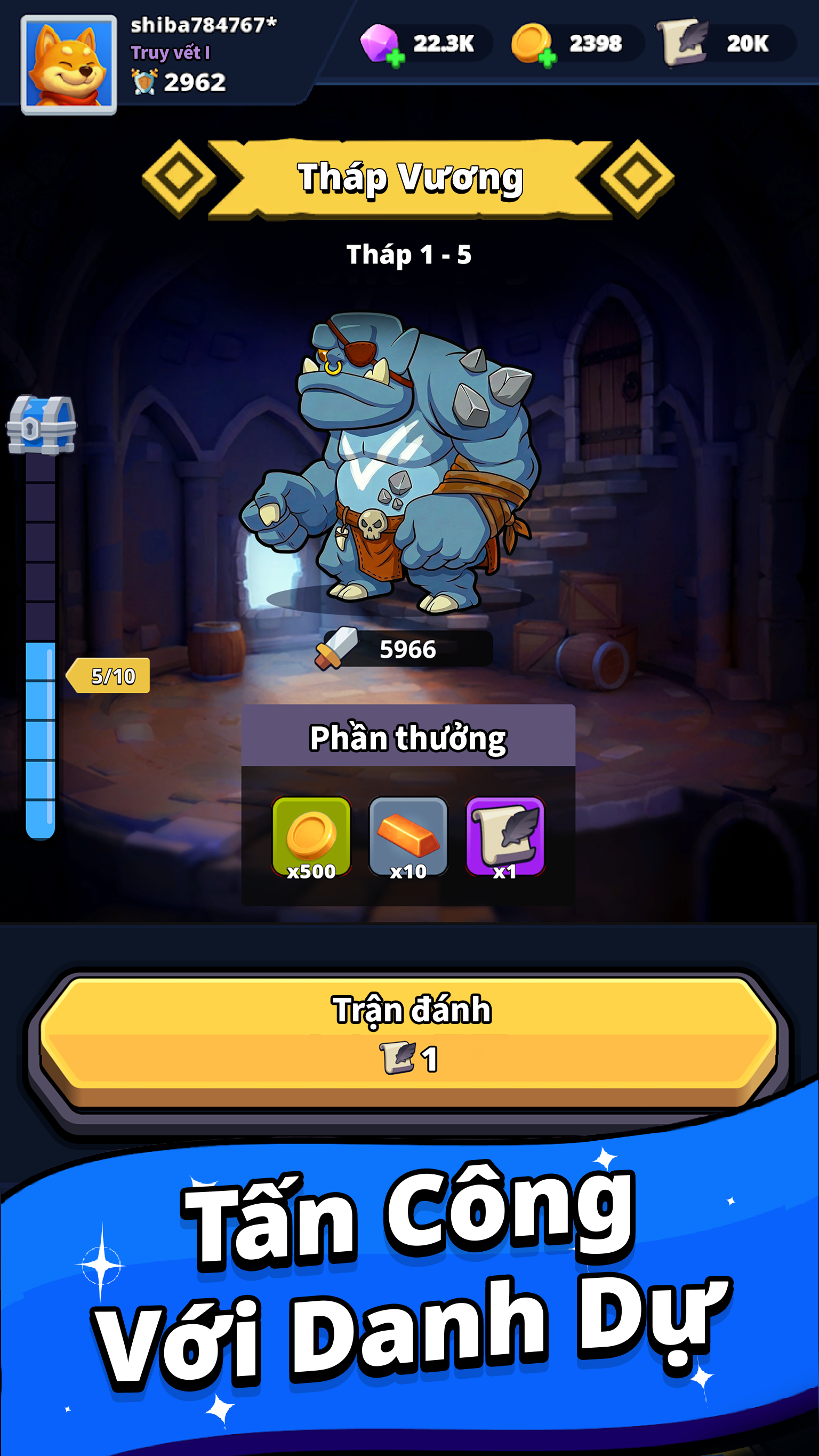 Shiba Story Go - Nhân vật và trang bị